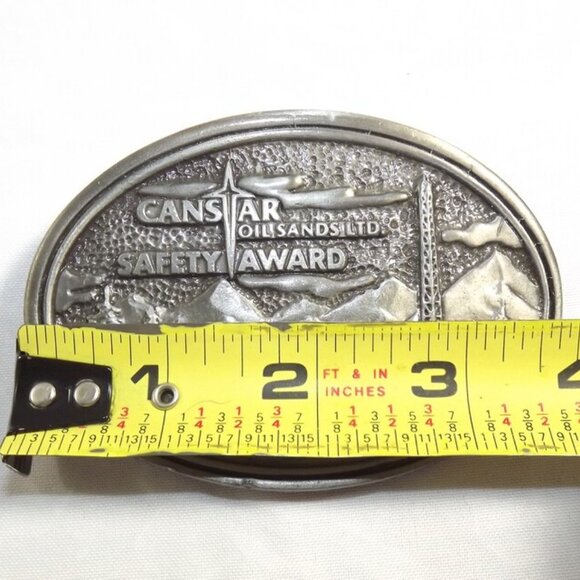 Canstar Oil Sands Ltd. Safety Award - Mining/Oilfield Sector Belt Buckle - Picture 2 of 10